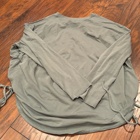 Lululemon Pima Cotton Side Cinch Long Sleeve Top - Picture 3 of 8